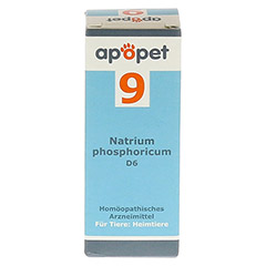 APOPET Schler-Salz Nr.9 Natrium phos.D 6 vet. 12 Gramm - Rckseite