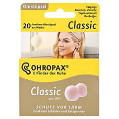 Ohropax Classic Ohrstöpsel 20 Stück - Vorderseite