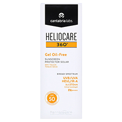 Heliocare 360° Gel oil-free SPF 50 50 Milliliter - Vorderseite