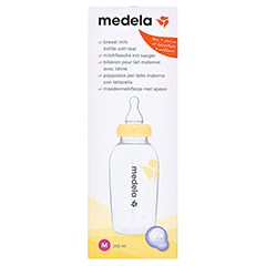 MEDELA Milchflasche 250 ml m.Sauger Gr.M 1 Stck - Vorderseite