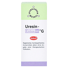 URESIN-Entoxin G Globuli 10 Gramm N1 - Vorderseite