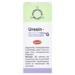 URESIN-Entoxin G Globuli 10 Gramm N1 - Rckseite