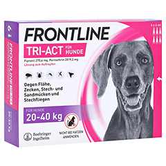 FRONTLINE Tri-Act Lsg.z.Auftropfen f.Hunde 20-40kg 6 Stck