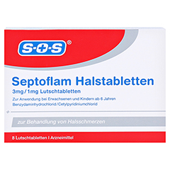 Septoflam Halstabletten 8 Stck N1 - Vorderseite