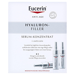 EUCERIN Anti-Age Hyaluron-Filler Serum-Konz.Amp. 3x5 Milliliter - Vorderseite