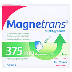 Magnetrans Direkt 375 mg Granulat 50 Stück - Vorderseite