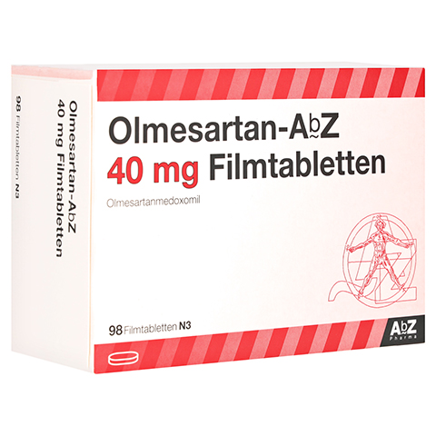 Olmesartan-AbZ 40mg 98 Stck N3