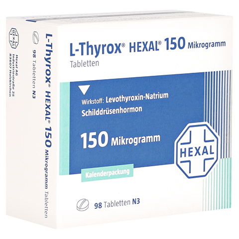 L-Thyrox HEXAL 150 Mikrogramm 98 Stck N3
