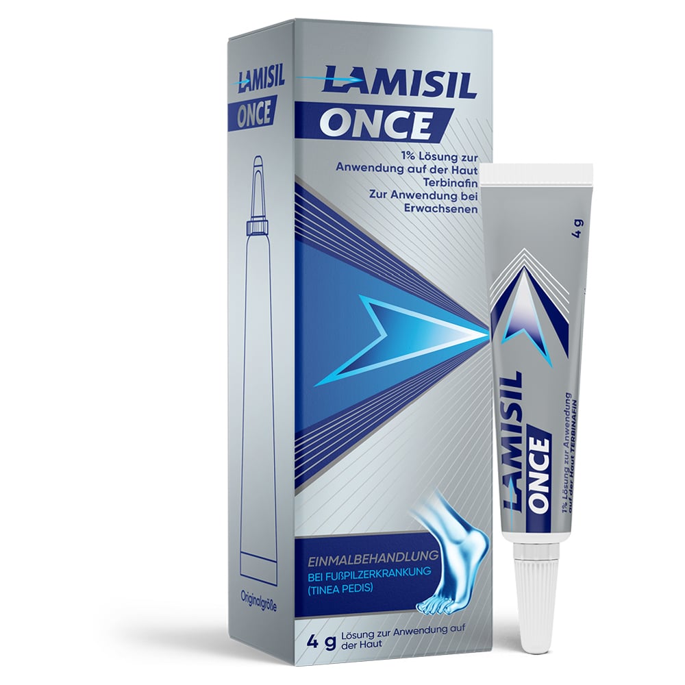Lamisil Once 1% zur Anwendung auf der Haut Lösung 4 Gramm