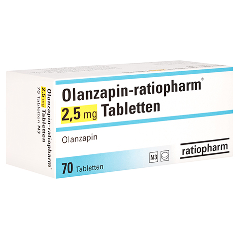 Olanzapin-ratiopharm 2,5mg 70 Stck N3