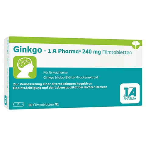 Ginkgo-1A Pharma 240mg 30 Stück N1