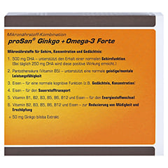 PROSAN Ginkgo+Omega-3 Forte Kapseln 120 Stück - Rückseite