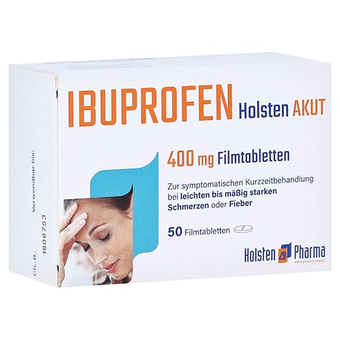 Ibuprofen Holsten akut 400mg 50 Stck