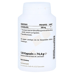 ORNITHIN 500 mg Kapseln 120 Stück - Linke Seite