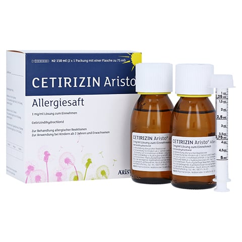 Cetirizin Aristo Allergiesaft 1mg/ml 150 Milliliter N2