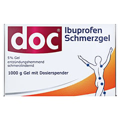 Doc Ibuprofen Schmerzgel 5% 1 Kilogramm - Vorderseite