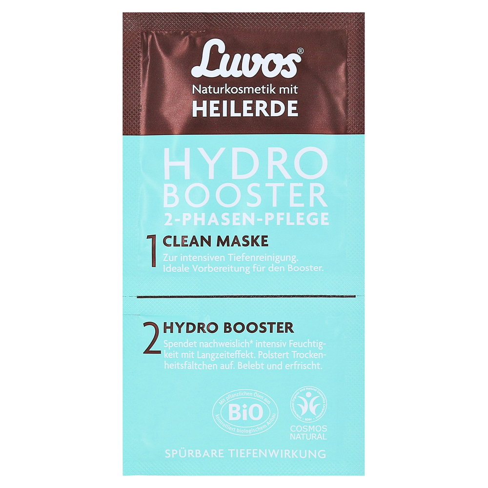 LUVOS Heilerde Hydro Booster&Clean Maske 2+7,5ml 1 Packung