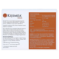 KIJIMEA Immun Pulver 28 Stück - Rückseite
