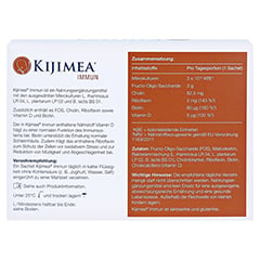 KIJIMEA Immun Pulver 14 Stück - Rückseite