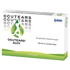 OCUTEARS Alo+ Augentropfen Einzeldosispipetten 15x0.35 Milliliter
