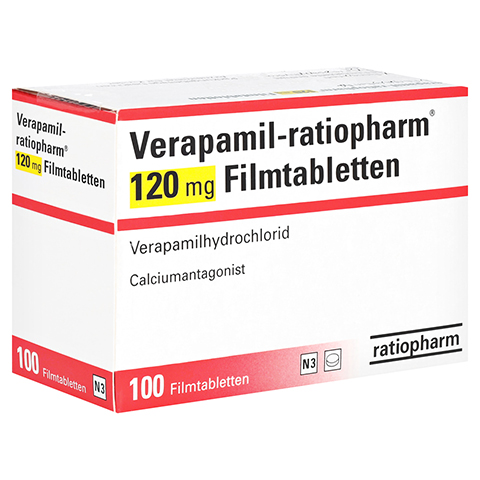 Verapamil-ratiopharm 120mg 100 Stck N3