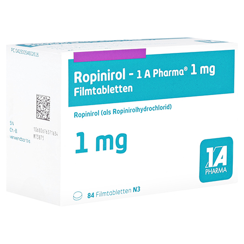 Ropinirol-1A Pharma 1mg 84 Stck N3