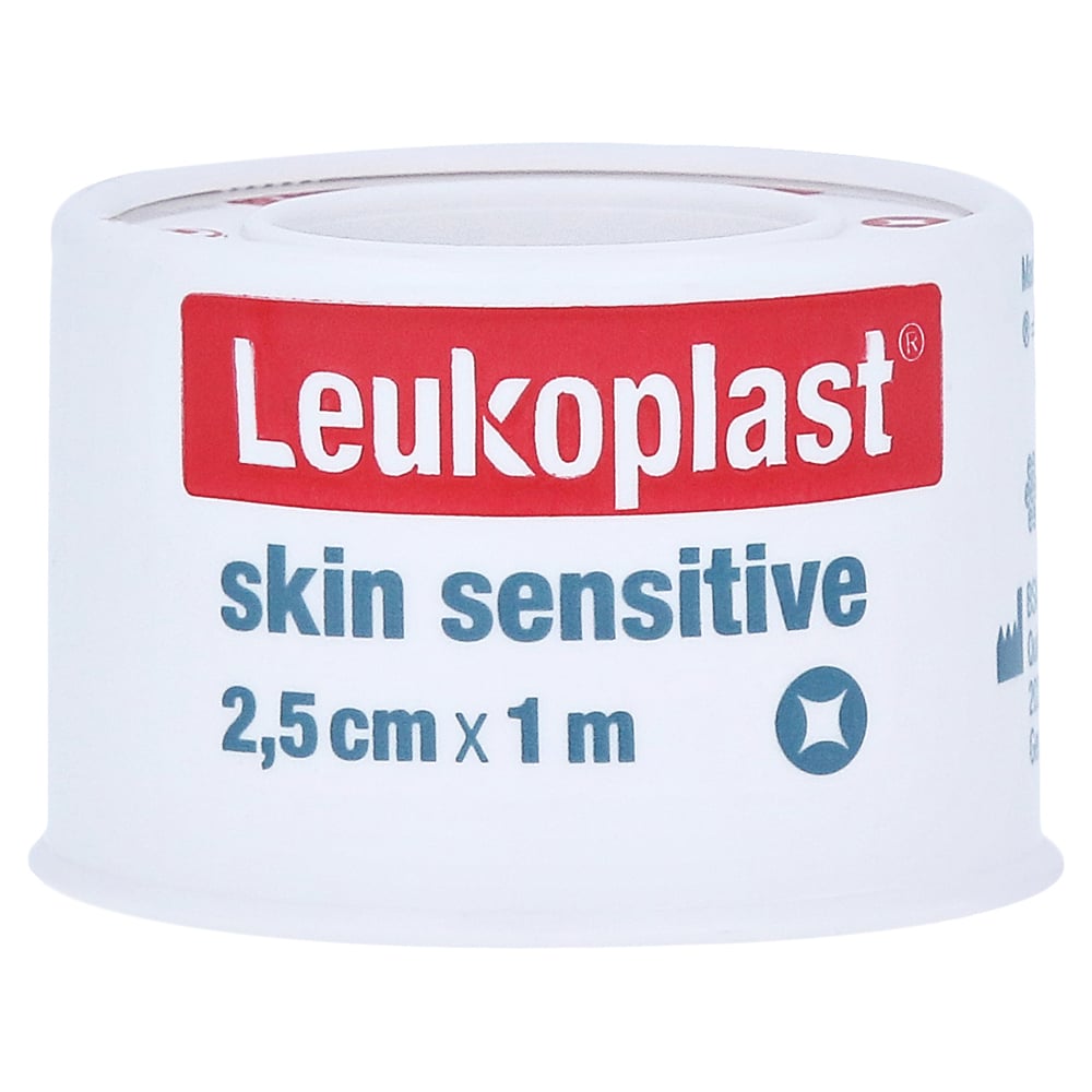 LEUKOPLAST Skin Sensitive 2,5 cmx1 m m.Schutzring 1 Stück