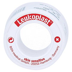 LEUKOPLAST Skin Sensitive 2,5 cmx1 m m.Schutzring 1 Stck - Rechte Seite
