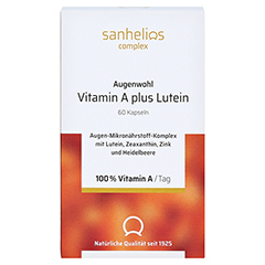 SANHELIOS Augenwohl Vitamin A plus Lutein Kapseln 60 Stck - Vorderseite