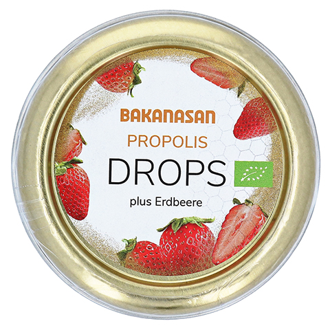 BAKANASAN Propolis Drops Erdbeere 45 Gramm