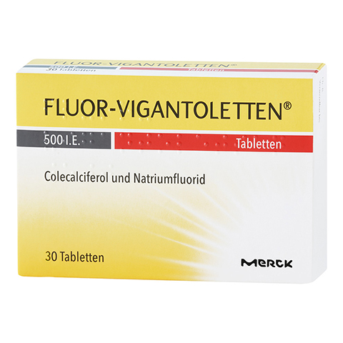 FLUOR VIGANTOLETTEN 500 I.E. Tabletten 30 Stck N2