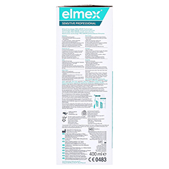 Elmex Sensitive Professional Zahnsplung 400 Milliliter - Rechte Seite