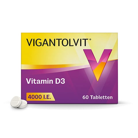 VIGANTOLVIT 4.000 I.E.Vitamin D3 Tabletten 60 Stück