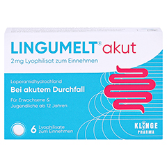 Lingumelt akut 2mg Lyophilisat zum Einnehmen 6 Stck - Vorderseite
