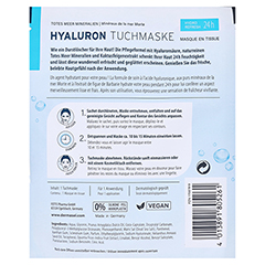 DERMASEL Hyaluron Tuchmaske 1 Stck - Rckseite