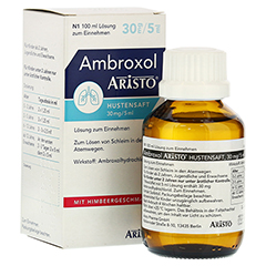 Ambroxol Aristo Hustensaft 30mg/5ml 100 Milliliter N1