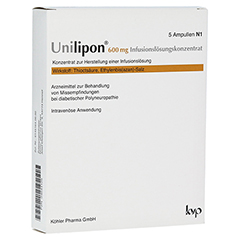 UNILIPON 600 Infusionslösungskonzentrat 1x5 Stück N1