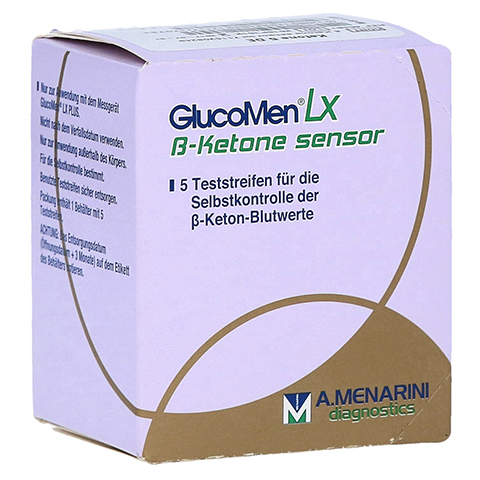 GLUCOMEN LX Plus Ketone Sensor Teststreifen 5 Stck