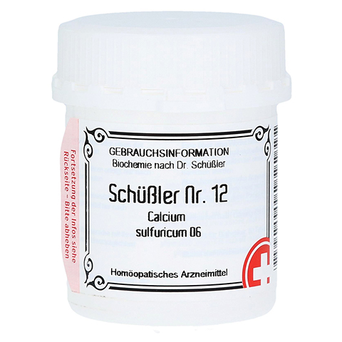 SCHSSLER NR.12 Calcium sulfuricum D 6 Tabletten 400 Stck