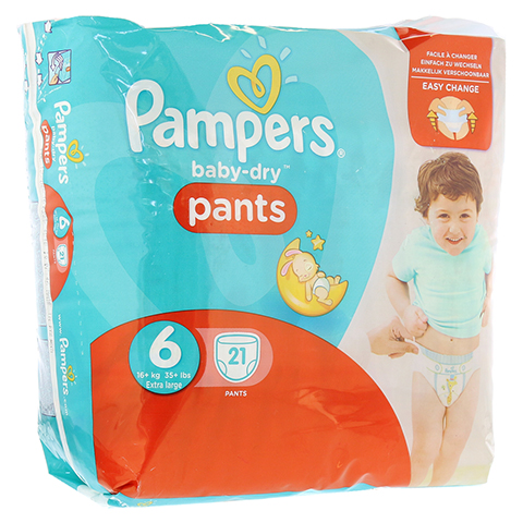 PAMPERS Baby Dry Pants Gr.6 extra large 16+kg Spar 21 Stck
