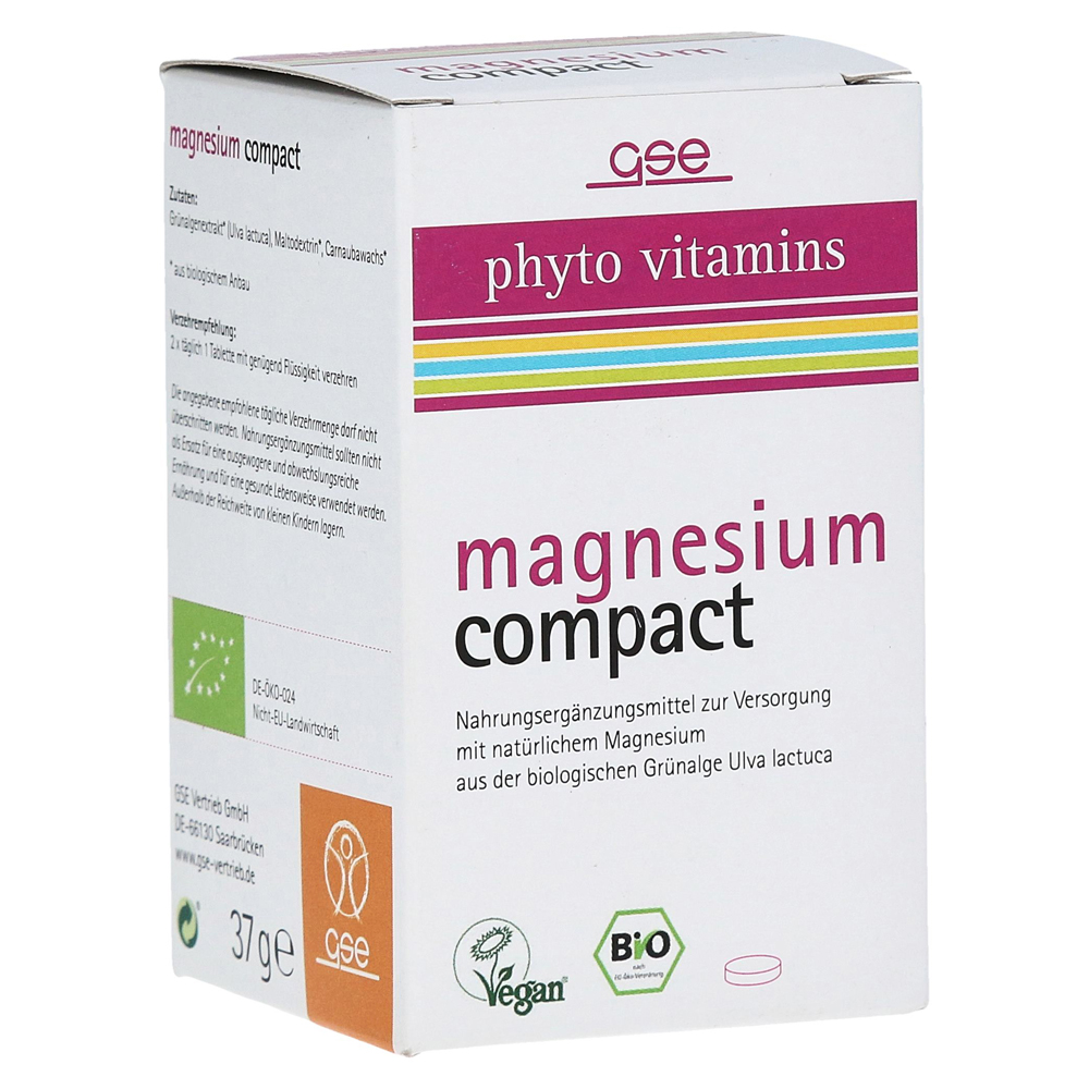 GSE Magnesium Compact Bio Tabletten 60 Stück