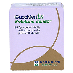 GLUCOMEN LX Plus Ketone Sensor Teststreifen 5 Stck - Vorderseite