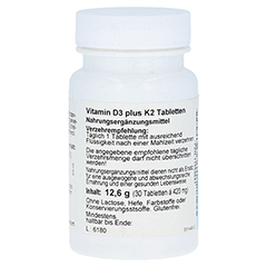 VITAMIN D3 PLUS K2 Tabletten 30 Stck - Rechte Seite