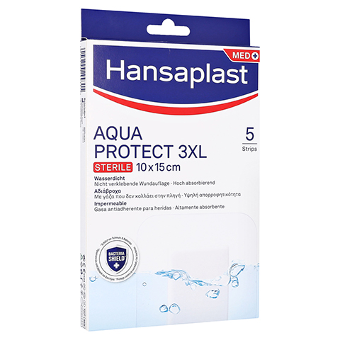 HANSAPLAST Aqua Protect Wundverb.steril 10x15 cm 5 Stck