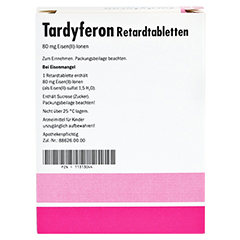 Tardyferon Depot-Eisen(II)-sulfat 80mg 100 Stck N3 - Rckseite