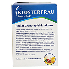 KLOSTERFRAU Broncholind heier Granatapfel-Sandd. 10x15 Gramm - Rckseite