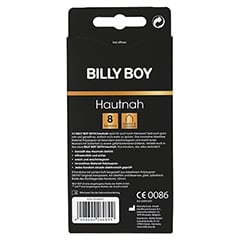 Billy BOY SKYN hautnah 8 Stück - Rückseite