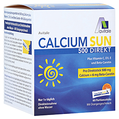 CALCIUM SUN 500 Direkt Portionssticks 60 Stück