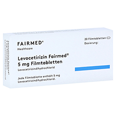 Levocetirizin Fairmed 5mg 20 Stück N1