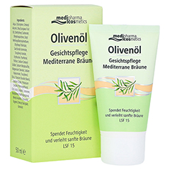 medipharma Olivenöl Gesichtspflege Mediterrane Bräune 50 Milliliter